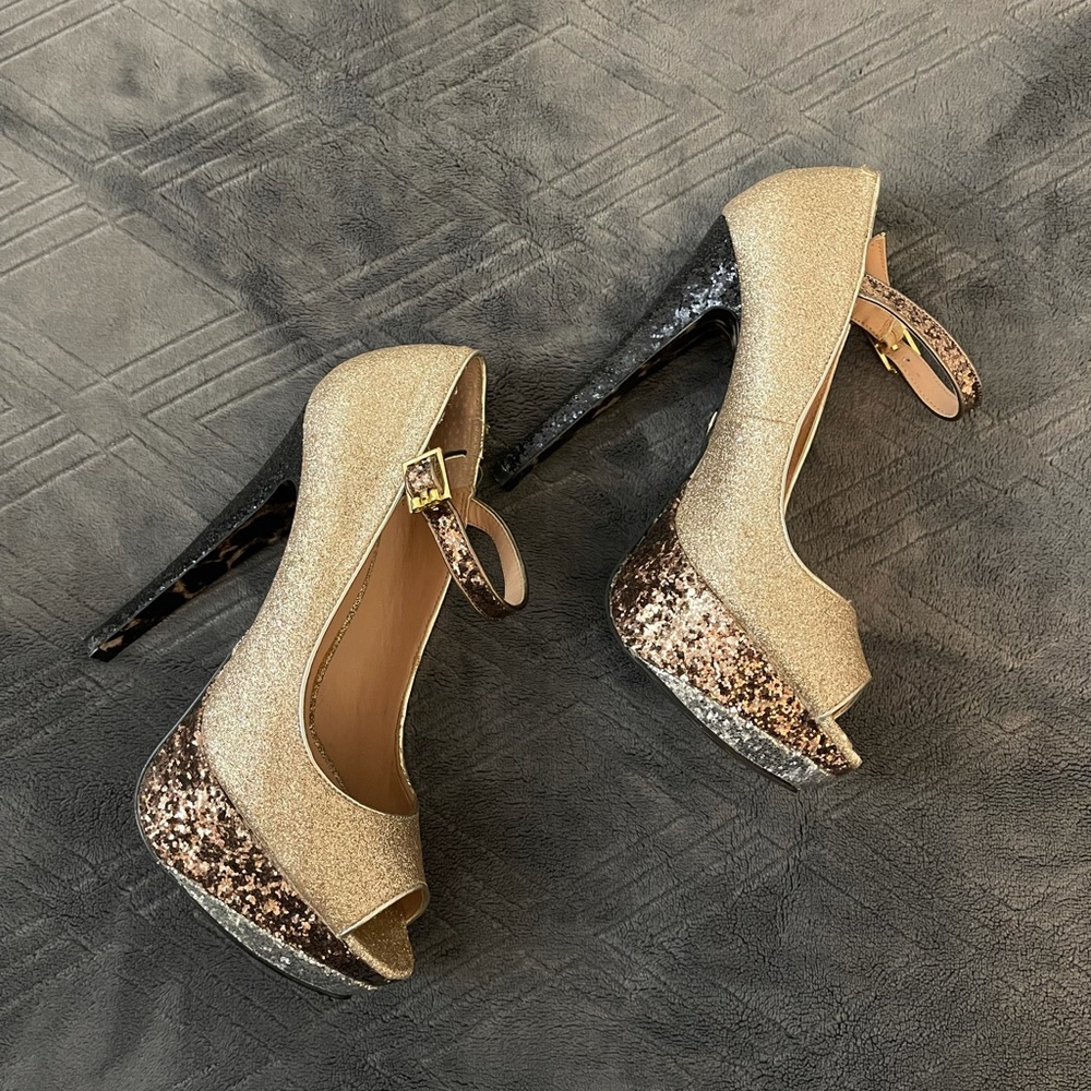 Betsey Johnson Peep Toe